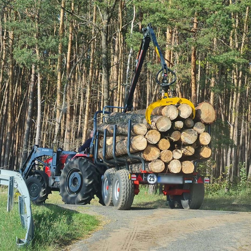 Remorque forestière 5 tonnes