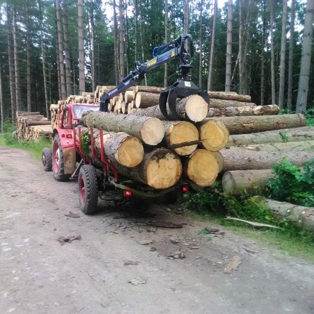 grue pour remorque ou tracteur