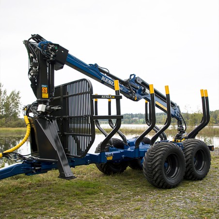 remorque à bois pour tracteur