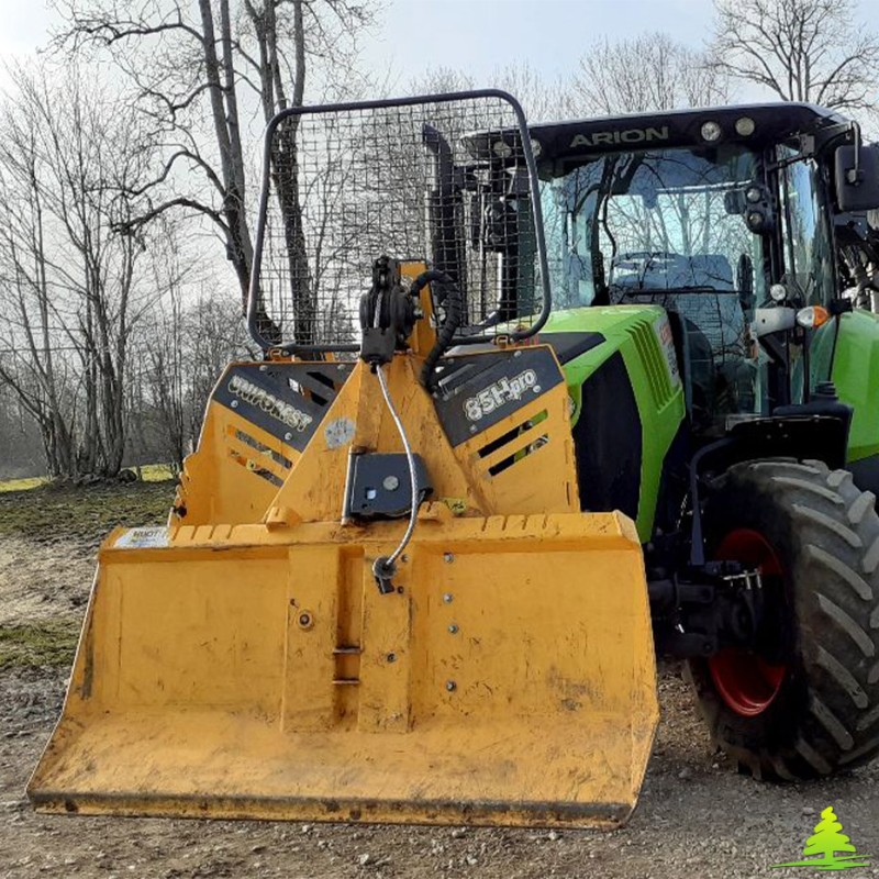 Treuil forestier hydraulique pour manutention de bois