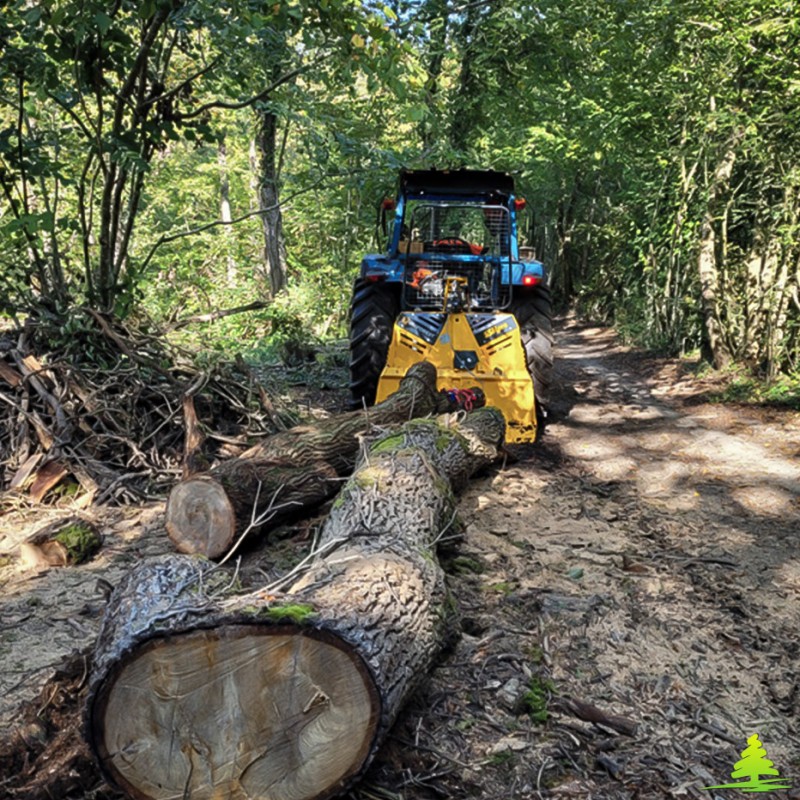 Treuil de débardage pour forêt