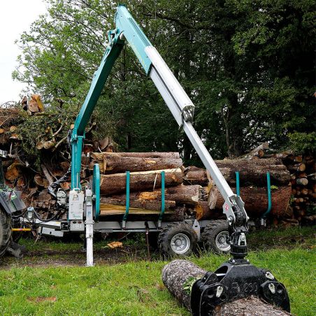 grue forestière puissante