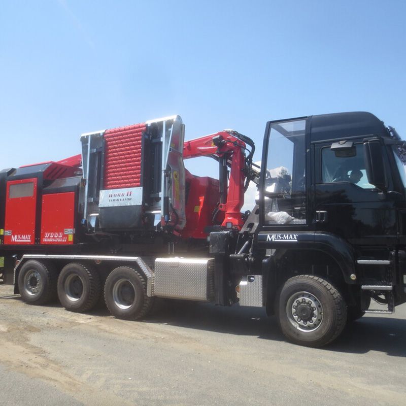 broyeur plaquettes avec plateau tournant