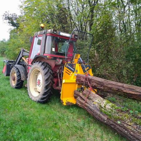 treuil forestier mécanique avec réducteur