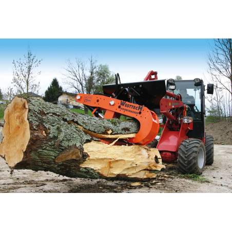 WESTTECH Woodcracker L 540 : pré-fente de gros bois sur chargeur