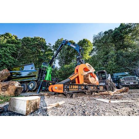 Gamme WESTTECH Woodcracker L : modèle L 1200 en pré-fente des gros troncs