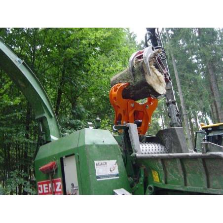 WESTTECH Woodcracker W 600, alimentation du broyeur — photo ReTec