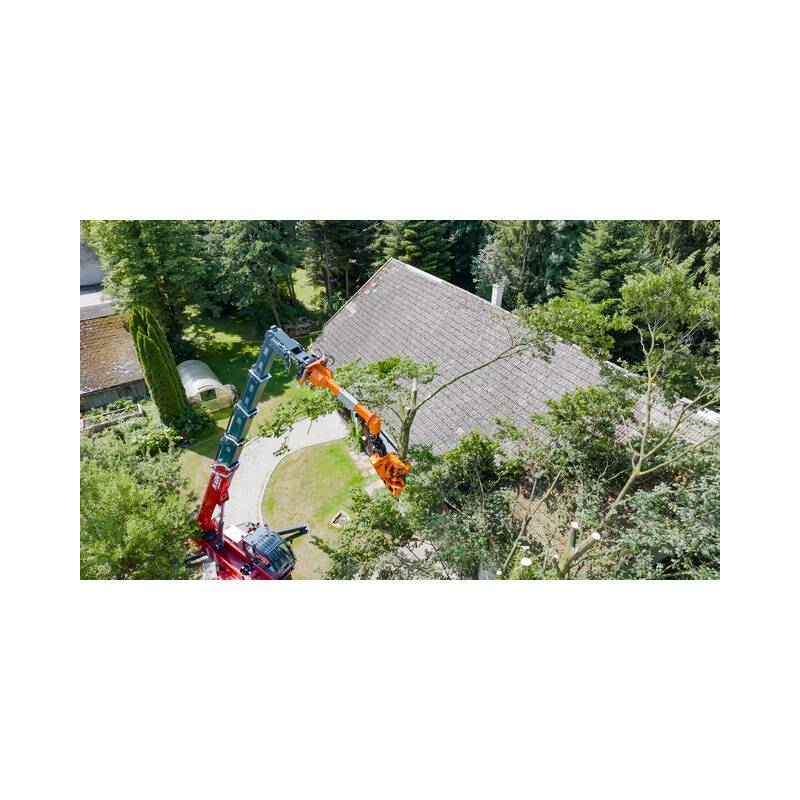 WESTTECH Woodcracker TA et CS 510 crane — photographie constructeur, équipement selon configuration