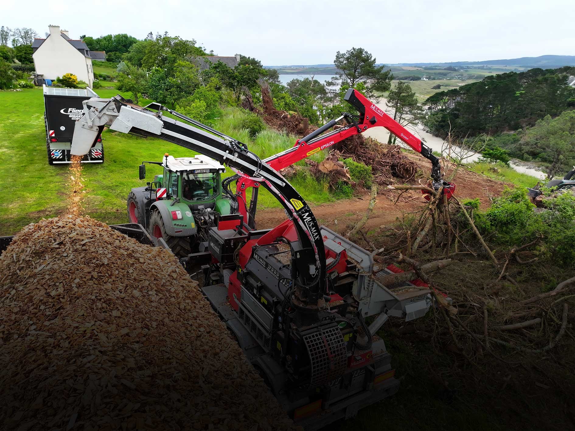 Broyeur à plaquettes Mus-max